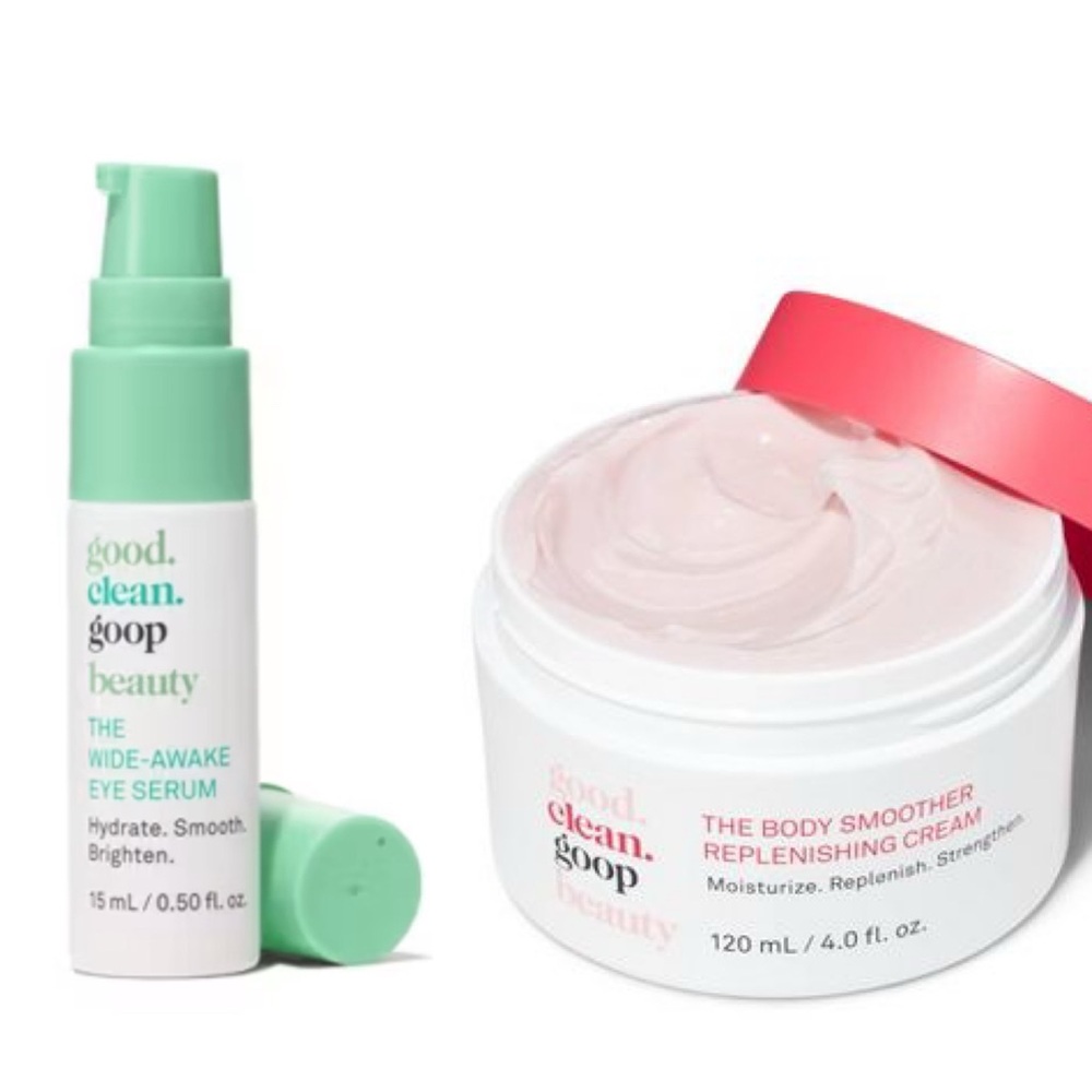 Good Clean Goop Beauty Eye Serum and Body Cream Set